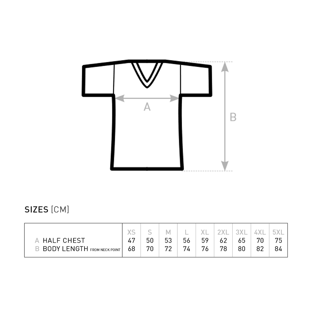 T-Shirt Grössentabelle Das Grosse Treffen - Online Shop - Das Fantasy Festival in Aach am Bodensee, Deutschland