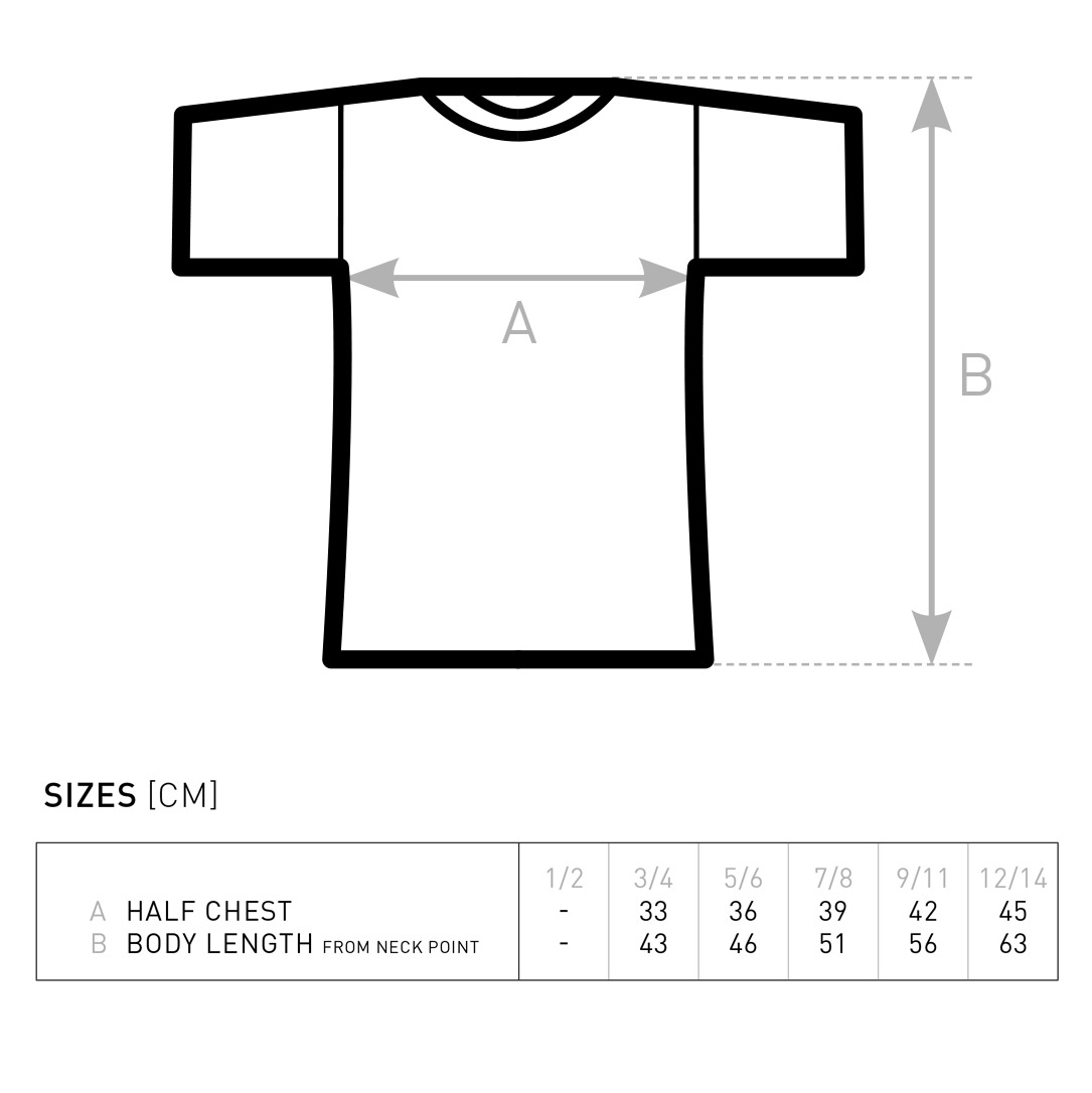 T-Shirt Grössentabelle Kids Das Grosse Treffen - Online Shop - Das Fantasy Festival in Aach am Bodensee, Deutschland