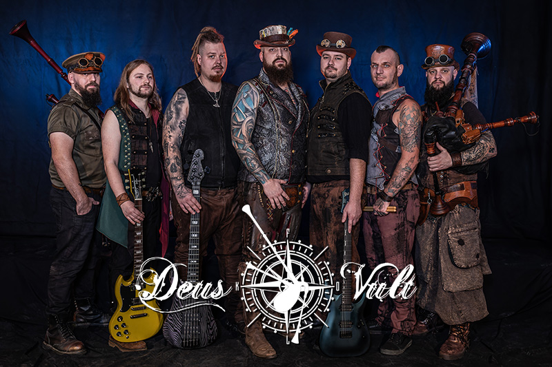 Konzert mit der Mittalalter-Rock Band Deus Vult - Fantasy Festival Das Grosse Treffen, Aach am Bodensee - Deutschland