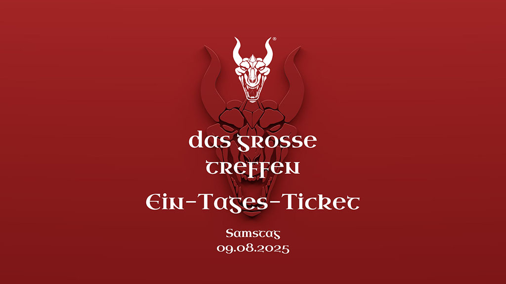 dgt_1tag_samstag_ticket_shop_2025 Das Grosse Treffen - 1 Tages Ticket 09.08.2025 - Das Fantasy Festival Mittelalter, Gothic, Steampunk, Endzeit, Fantasy & LARP in Aach am Bodensee Deutschland