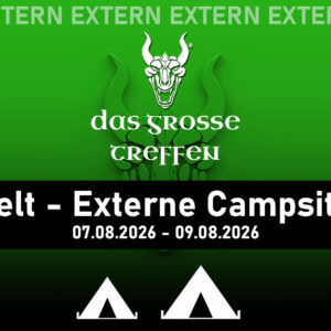 Externe Campsite Zelt Ticket
